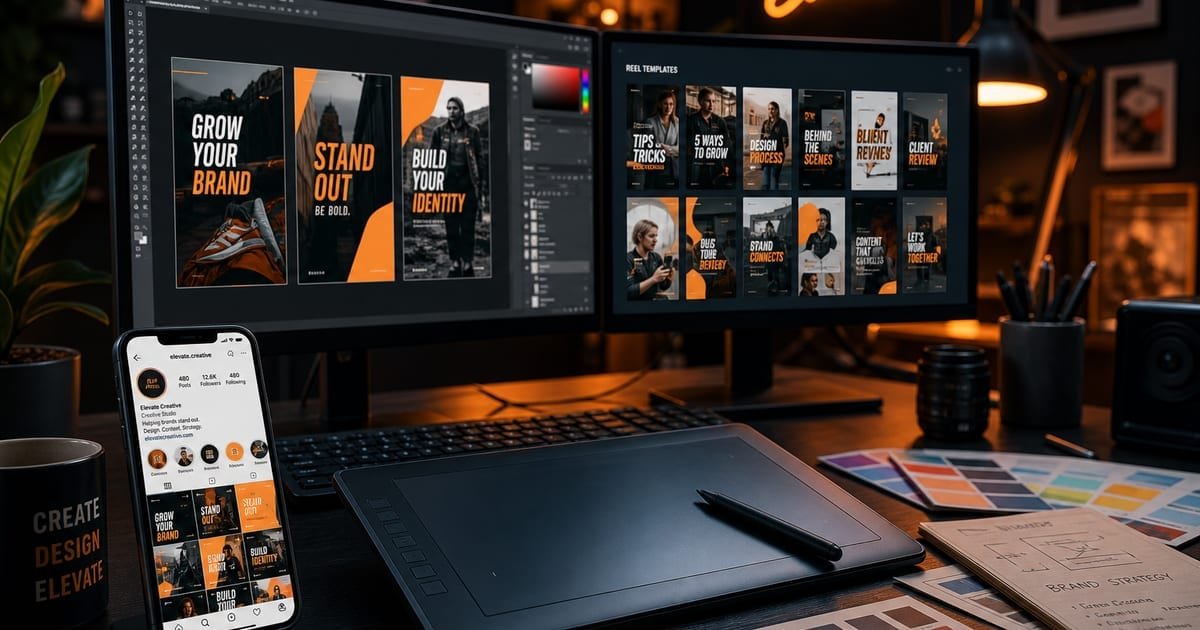 مجموعة تصاميم إبداعية متنوعة — التصميم الإبداعي والمحتوى البصري