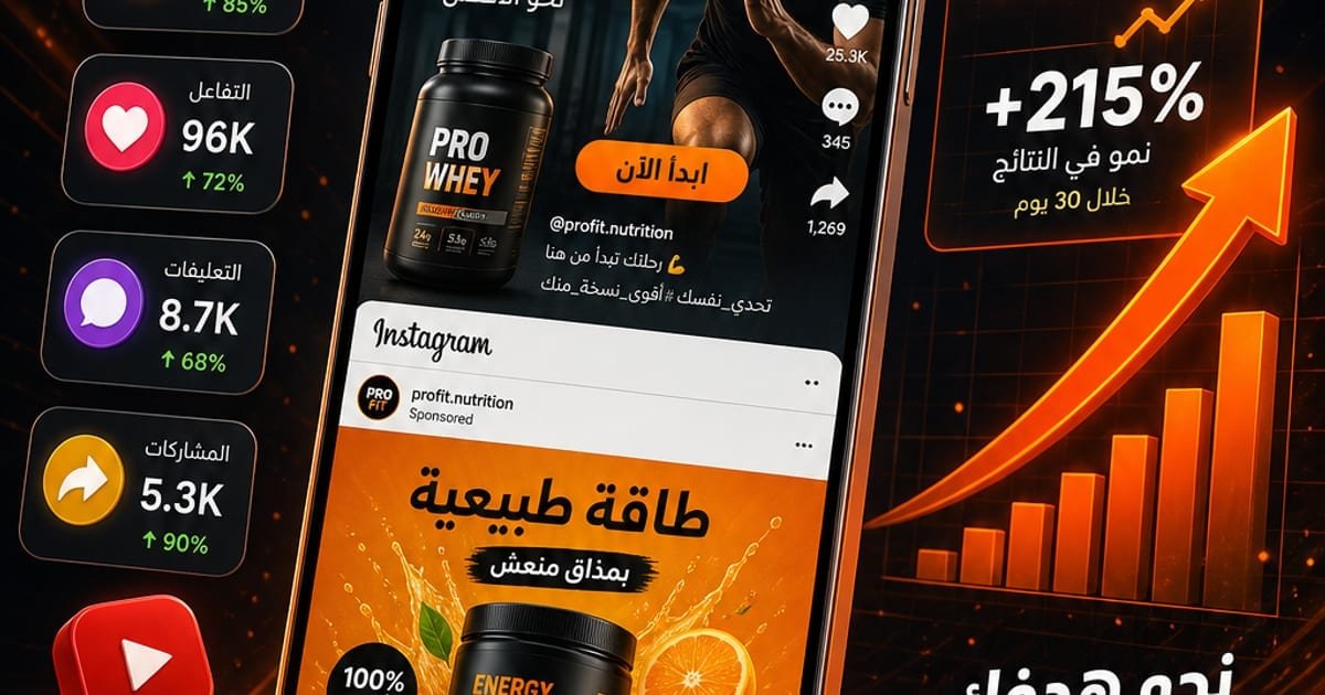 معاينة حملة تسويقية رقمية — التسويق الرقمي والحملات الإعلانية